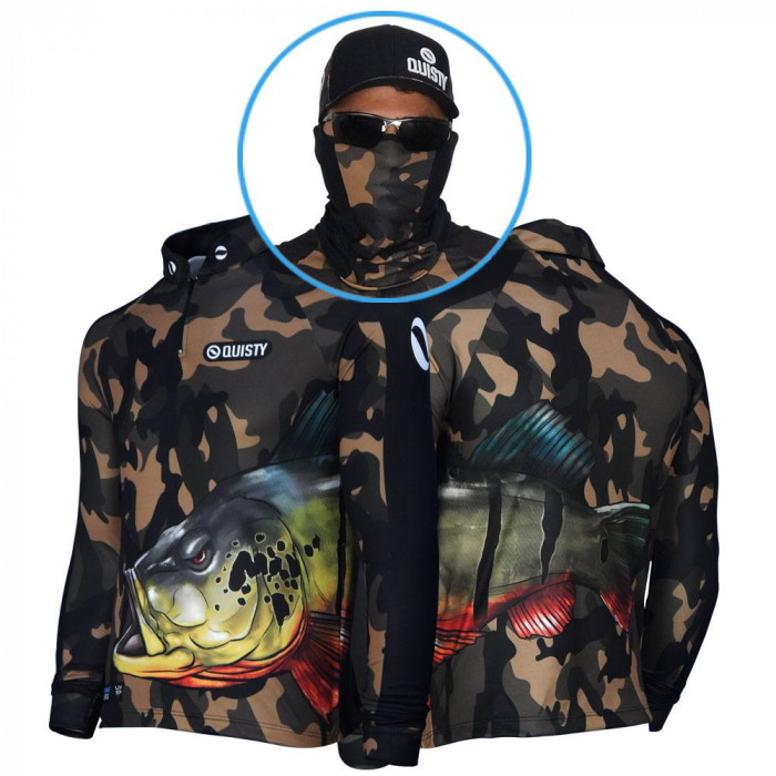 Super Combo - Tucunaré Savage - Camisa + Máscara + Boné 3d