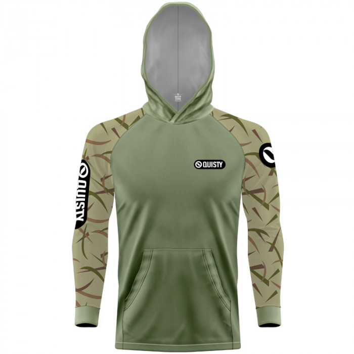 Camisa Com Capuz Hardy Protection Black Bass Kid Ocelos - Pesca Esportiva DryUv50