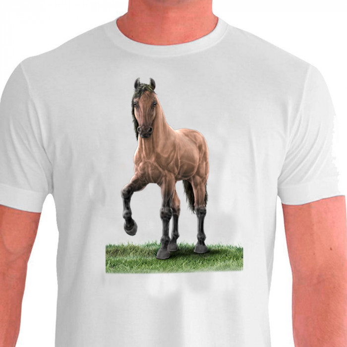 Camiseta Casual Mangalarga Pardo Marchador - 100% Dry Fit