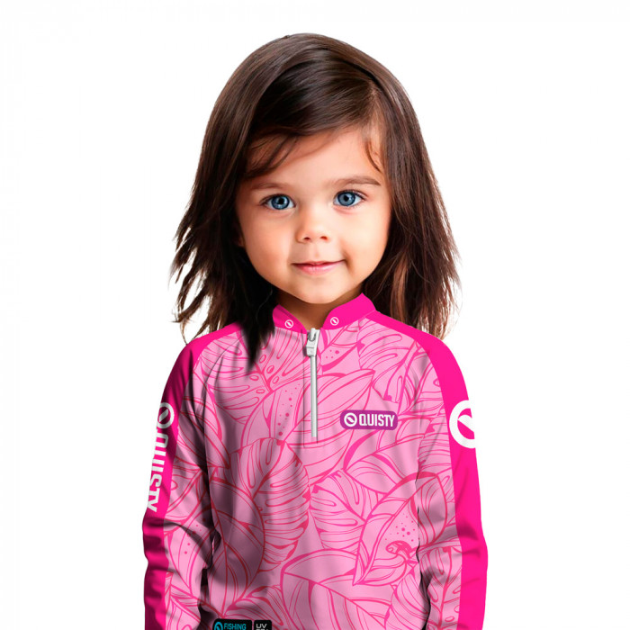 Camisa Premium Infantil - Pro Elite Feminina Fishing - Pesca Esportiva - DryUv50 + Punho Luva