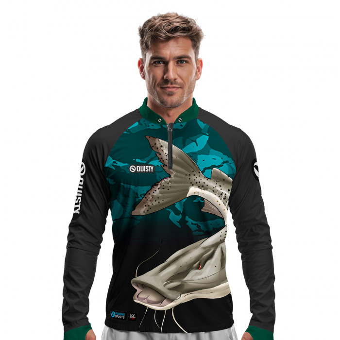 Camisa Premium - Pro Elite Predador Noturno Pintado - Pesca Esportiva - DryUv50+ Punho Luva