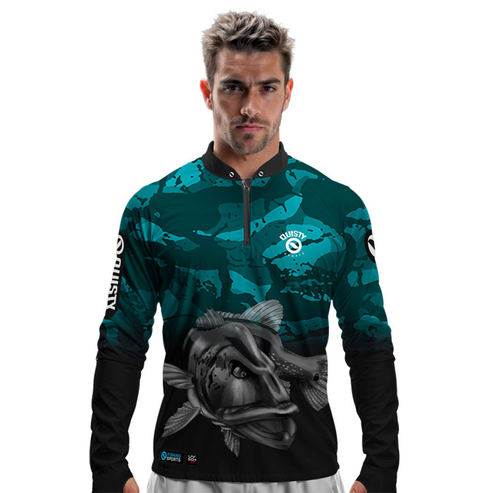 Camisa Premium - Pro Elite Tucunaré Cyan - DIA DOS PAIS