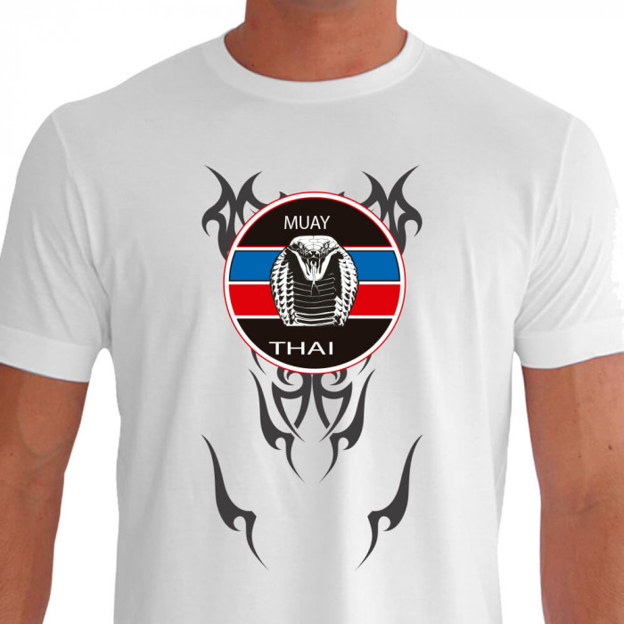 Camiseta de Muay Thai Naja Thai - Branca