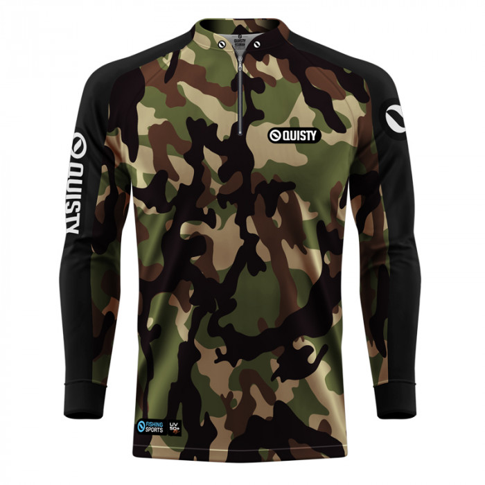 Camisa Premium - Pro Elite Army Pantanal Pesca Esportiva - DryUv50 + Punho Luva