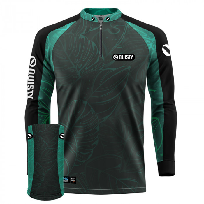 Combo Premium - Pro Elite Tucunaré Azul Clean Pesca Esportiva - Camisa + Punho Luva + Máscara DryUv50