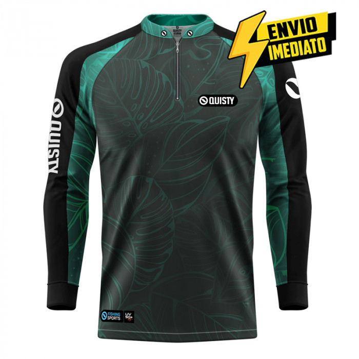 Camisa Premium - Pro Elite Tucunaré Azul Clean Pesca Esportiva - DryUv50 + Punho Luva - Envio Imediato