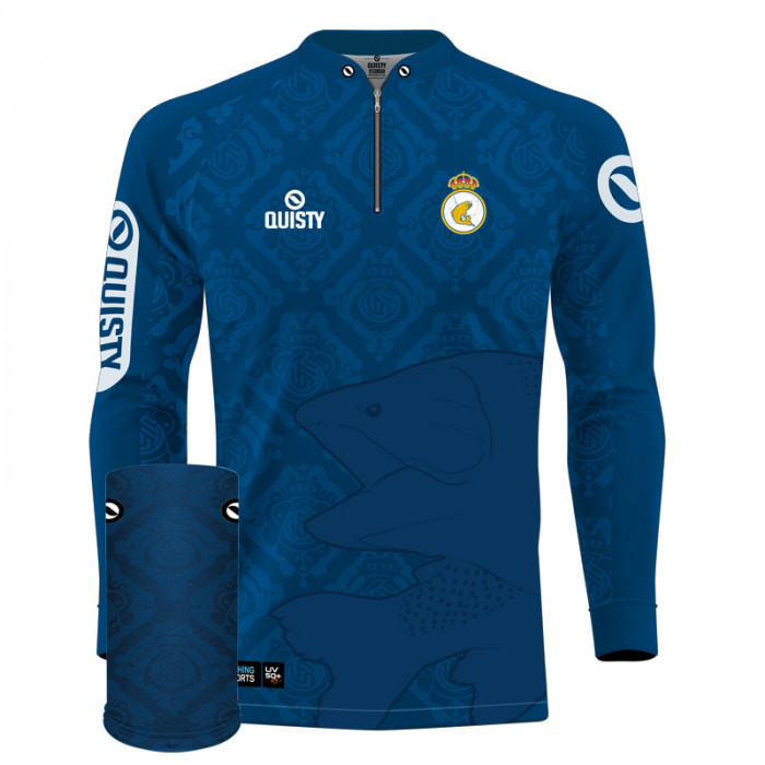 Combo Premium - Pro Elite Real do Rio - Pesca Esportiva - Camisa + Punho Luva + Máscara Premium DryUv50+