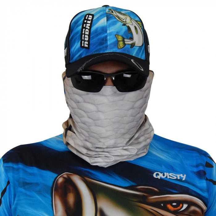 Máscara de Proteção Solar Escamas Robalo UV 50 PROTECTION - Pesca Esportiva
