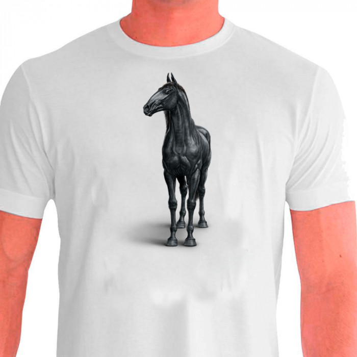 Camiseta Casual Campolina Preto - 100% Dry Fit