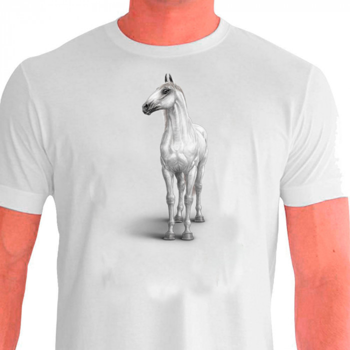 Camiseta Casual Campolina Branco - 100% Dry Fit