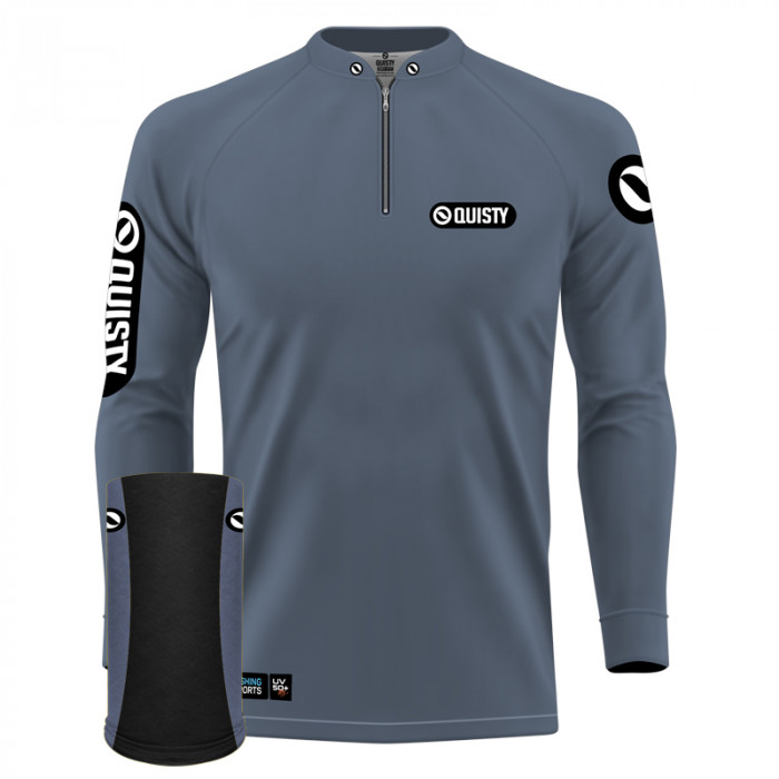 Combo Premium - Pro Elite Sport Clean Chumbo - Camisa + Punho Luva + Máscara DryUv50