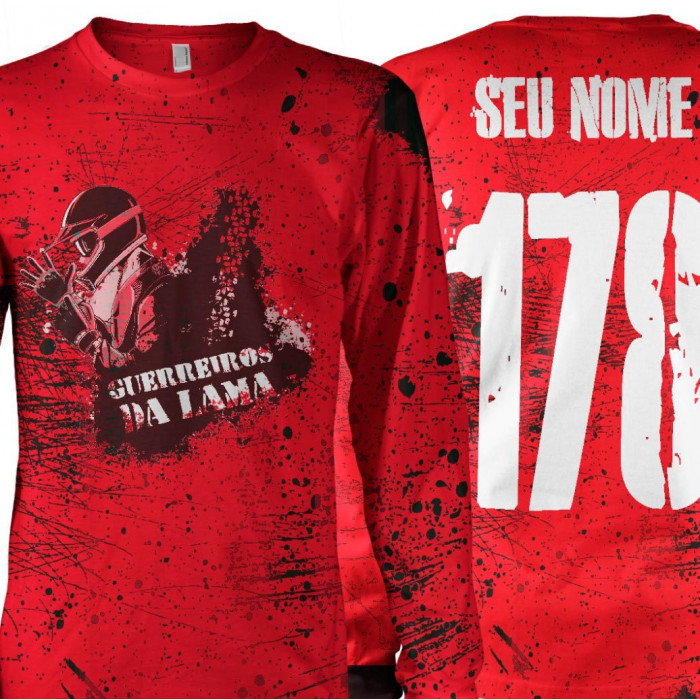 Camisa Personalize Nome e Nº Guerreiros da Lama BMX