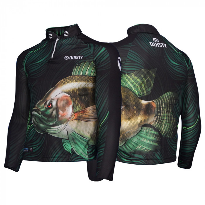 Camisa Premium Pro Elite Tilápia 2020 Pesca Esportiva DryUv50   Punho de Luva