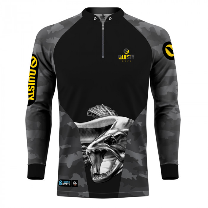 Camisa Premium - Pro Elite Trairão Attack Pesca Esportiva - DryUv50 + Punho Luva