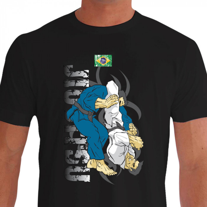Camiseta de Jiu Jitsu Triangulo Tribal - Preta