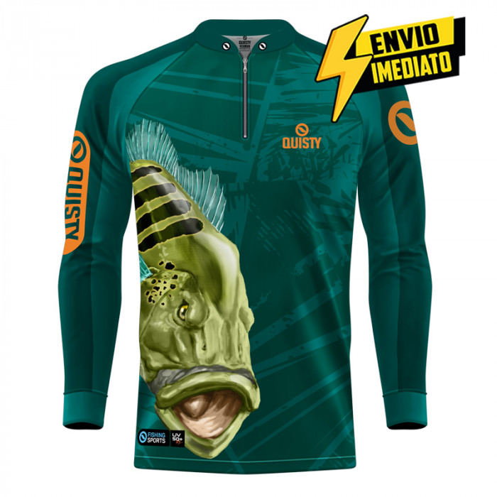 Camisa Premium - Pro Elite Troféu De Pescador - Pesca Esportiva - DryUv50+ Punho Luva - Envio Imediato
