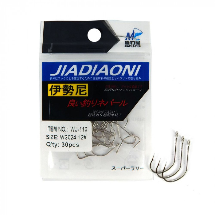 Anzóis Para Pesca Taue WJ-110 - 30 Peças 