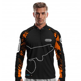 Camisa Premium - Pro Elite Traíra Fisherman - Pesca Esportiva - DryUv50+ Punho Luva
