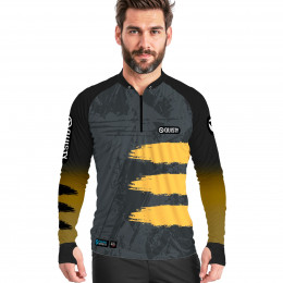 Camisa Premium - Pro Elite Tucunaré Fisherman - Pesca Esportiva - DryUv50+ Punho Luva
