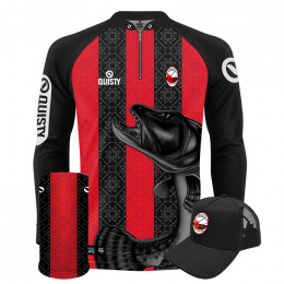 Super Combo Premium - Trailan - Pesca Esportiva - Camisa + Punho Luva + Máscara Premium + Boné DryUv50+
