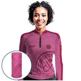 Combo Premium - Pro Elite Anzol Pink Pesca Esportiva - Camisa + Punho Luva + Máscara Premium DryUv50+