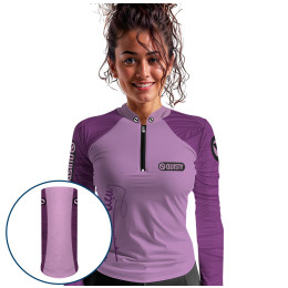 Combo Premium - Pro Elite Just Hook It Tucunaré Lavanda - Camisa + Punho Luva + Máscara Premium DryUv50+