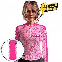 Combo Premium - Pro Elite Feminina Fishing Pesca Esportiva - Camisa + Punho Luva + Máscara DryUv50 Envio Imediato