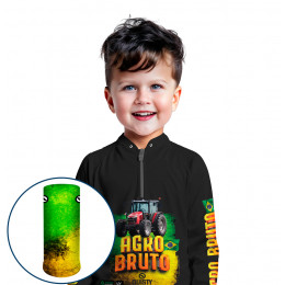Combo Premium Infantil - Pro Elite Agro Bruto- Agro Sports- Camisa + Punho Luva + Máscara Premium Infantil DryUv50+ 