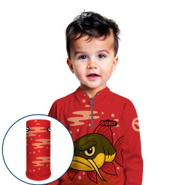 Combo Premium Infantil - Pro Elite Pirarara Teen - Pesca Esportiva - Camisa + Punho Luva + Máscara DryUv50+