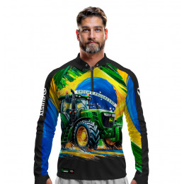 Camisa Premium - Pro Elite Arte, Agro e Progresso - Agro Sports - DryUv50+ Punho Luva
