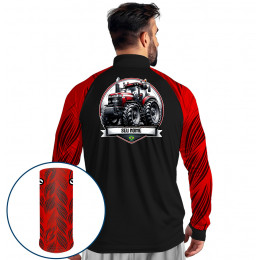 Combo Premium - Pro Elite Pátria Plantadora - Agro Sports - Camisa + Punho Luva + Máscara Premium DryUv50+