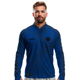 Camisa Premium - Pro Elite Anzol Blue Pesca Esportiva - DryUv50+ Punho Luva
