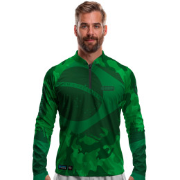 Camisa Premium - Pro Elite Brasil Army Pesca Esportiva - DryUv50+ Punho Luva