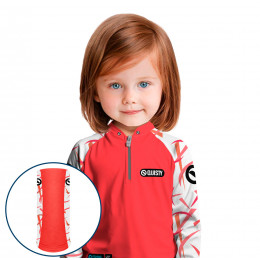 Combo Premium Infantil - Pro Elite Black Bass Kid Ocelos Feminina Pesca Esportiva - Camisa + Punho Luva + Máscara DryUv50+