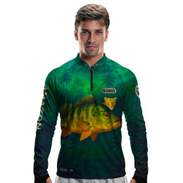 Camisa Premium - Pro Elite Tucunaré Amazon - Pesca Esportiva - DryUv50+ Punho Luva