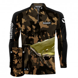 Combo Premium - Pro Elite Pirarara 2020 Pesca Esportiva - Camisa + Máscara Premium + Punho luva