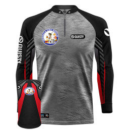 Combo Premium - Pro Elite Ressaca Fish Group 2025 - Pesca Esportiva - Camisa + Punho Luva + Máscara DryUv50