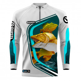 Camisa Premium - Pro Elite Brabos Da Pesca Reis do Rio - Pesca Esportiva - DryUv50+ Punho Luva