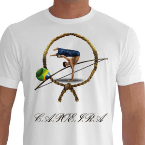 Camiseta Capoeira Berimbau Brasil Cordão