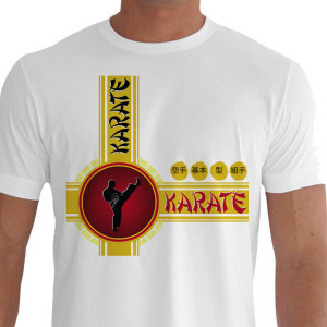 Camiseta - Karatê - Aprimoramento Individual do Karateca Chute Mikazuki Geri Circular Crescente