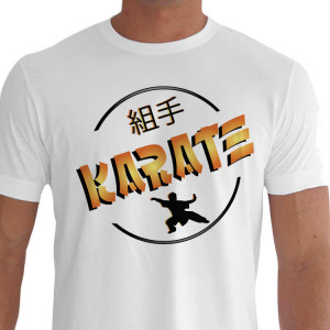 Camiseta - Karatê - Lutador Técnica de Soco Haito Uti