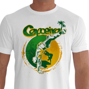 Camiseta Capoeira Cultura Afro Brasileira Capoeirista Sombra Aú