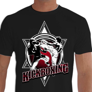 Camiseta Stand Up Combat Kickboxing - PReta