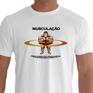 Camiseta ATZ Musculação - branca