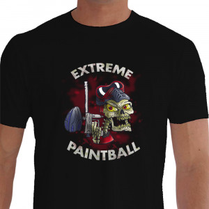 Camiseta EXTREME PAINTBALL - preto