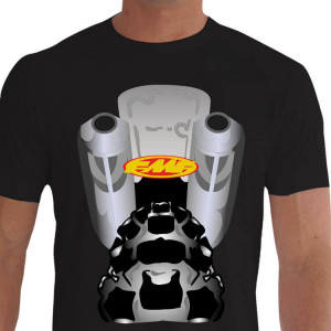 Camiseta FMF LTS Motocross
