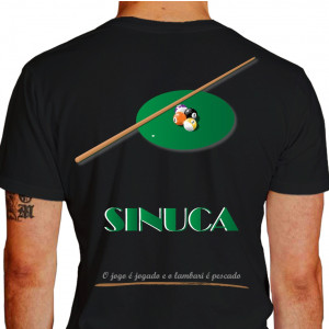 Camiseta FQ DS Sinuca - preta
