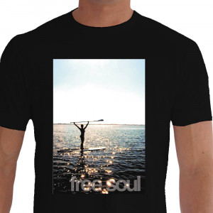 Camiseta - Stand Up Paddle - Viva a Vida Mulher Praticante de SUP Free Soul