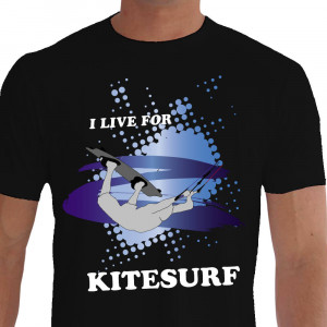 camiseta live for kitesurf