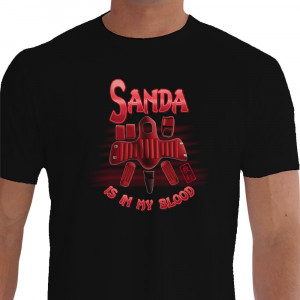 Camiseta My Blood Sanda - preta